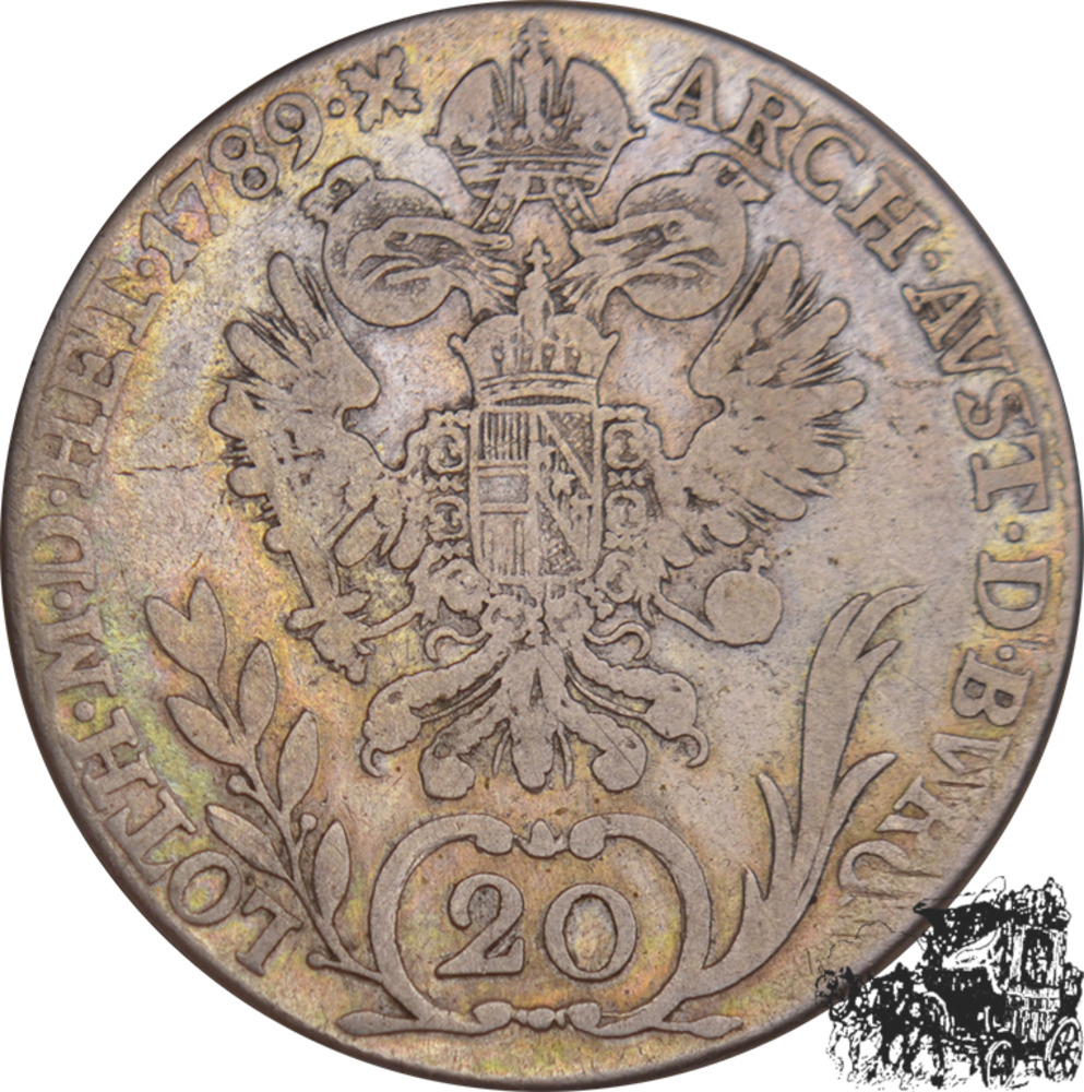 20 Kreuzer 1789 G, Nagybana/Österreich