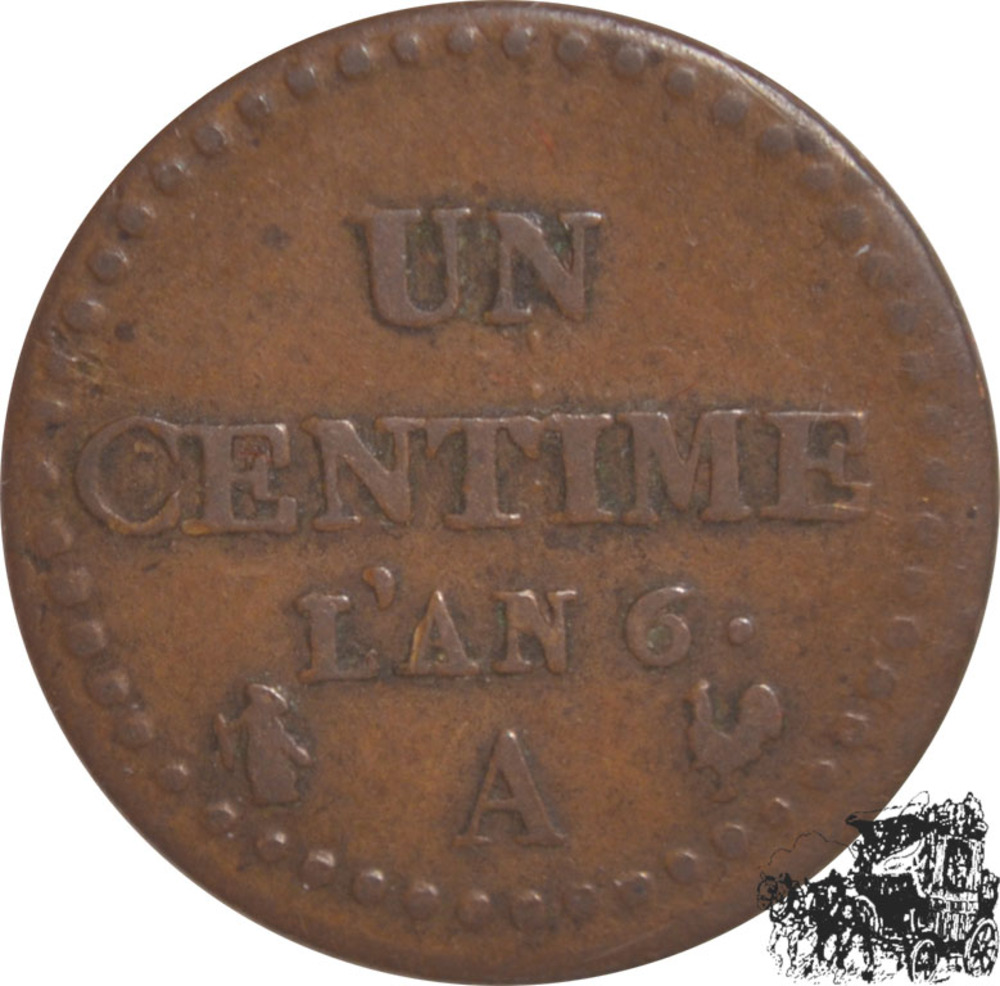 1 Centime LAN 6 A - Frankreich