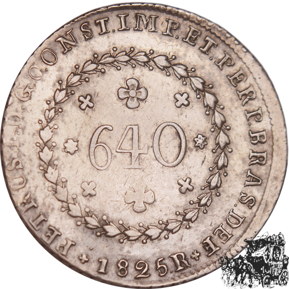 640 Reis 1825 R - Brasilien