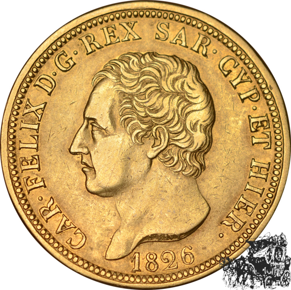 80 Lire 1826 - Turin 80 Lire 1826 - Turin