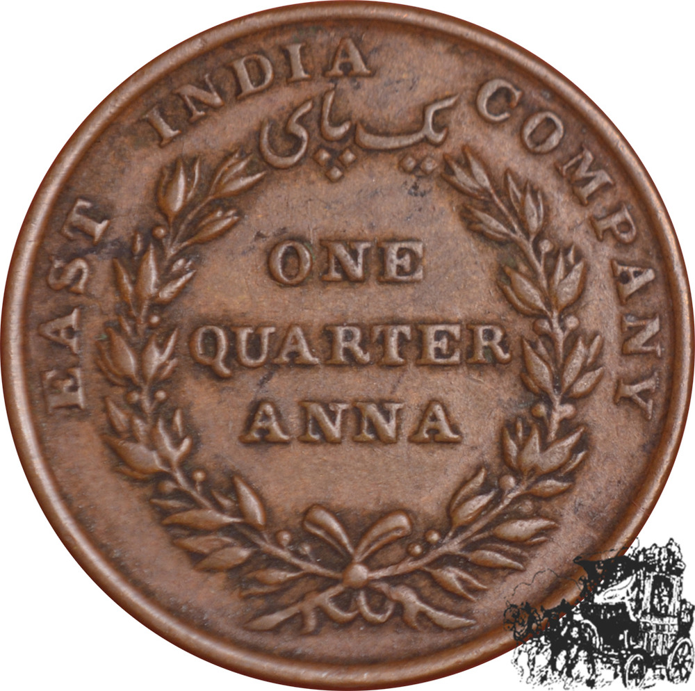1/4 Anna 1836 - Indien 1/4 Anna 1836 - Indien