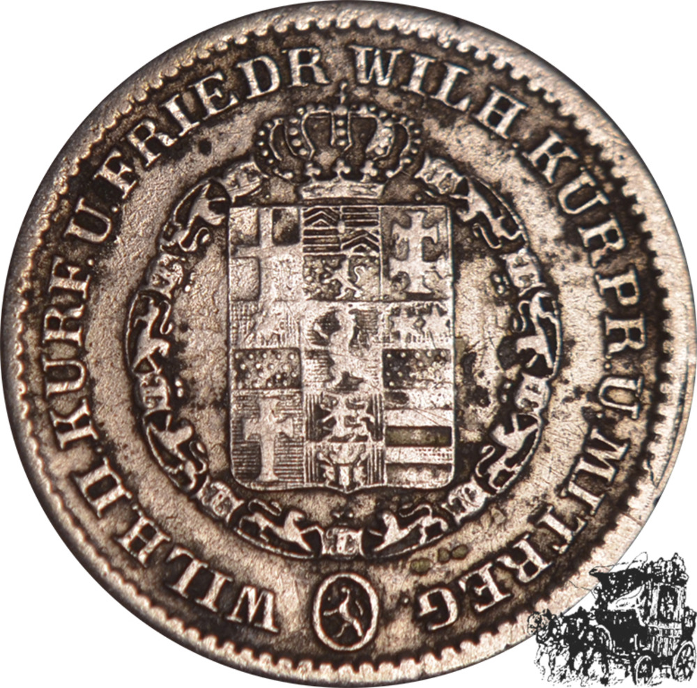 1/6 Taler 1838 - Hessen-Kassel 1/6 Taler 1838 - Hessen-Kassel