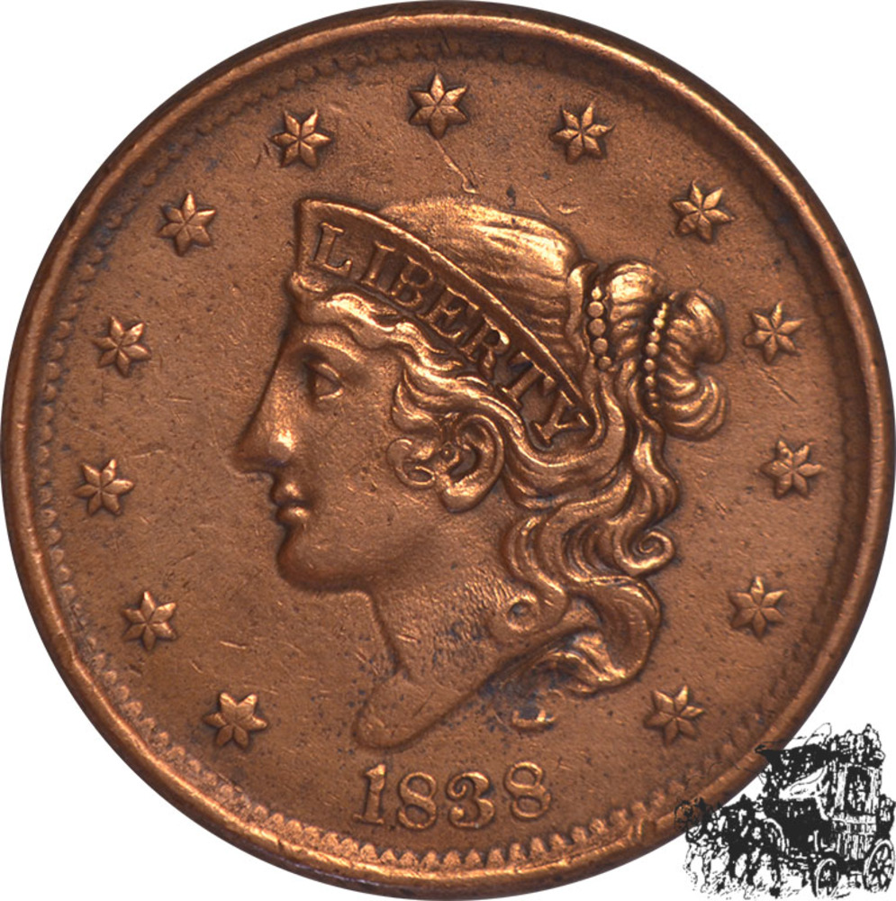 1 Cent 1838 - USA