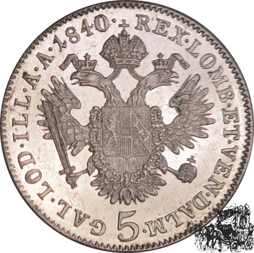 5 Kreuzer 1840 C - Österreich