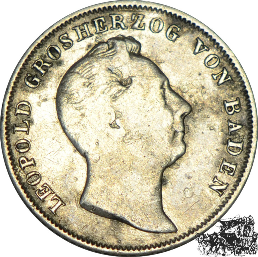 1/2 Gulden 1844 - Baden