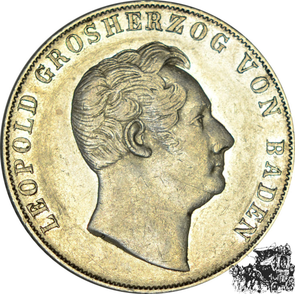 2 Gulden 1846 - Baden 2 Gulden 1846 - Baden
