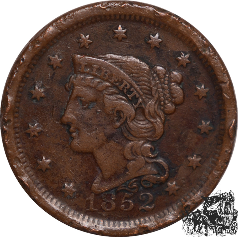 1 Cent 1852 USA 1 Cent 1852 USA