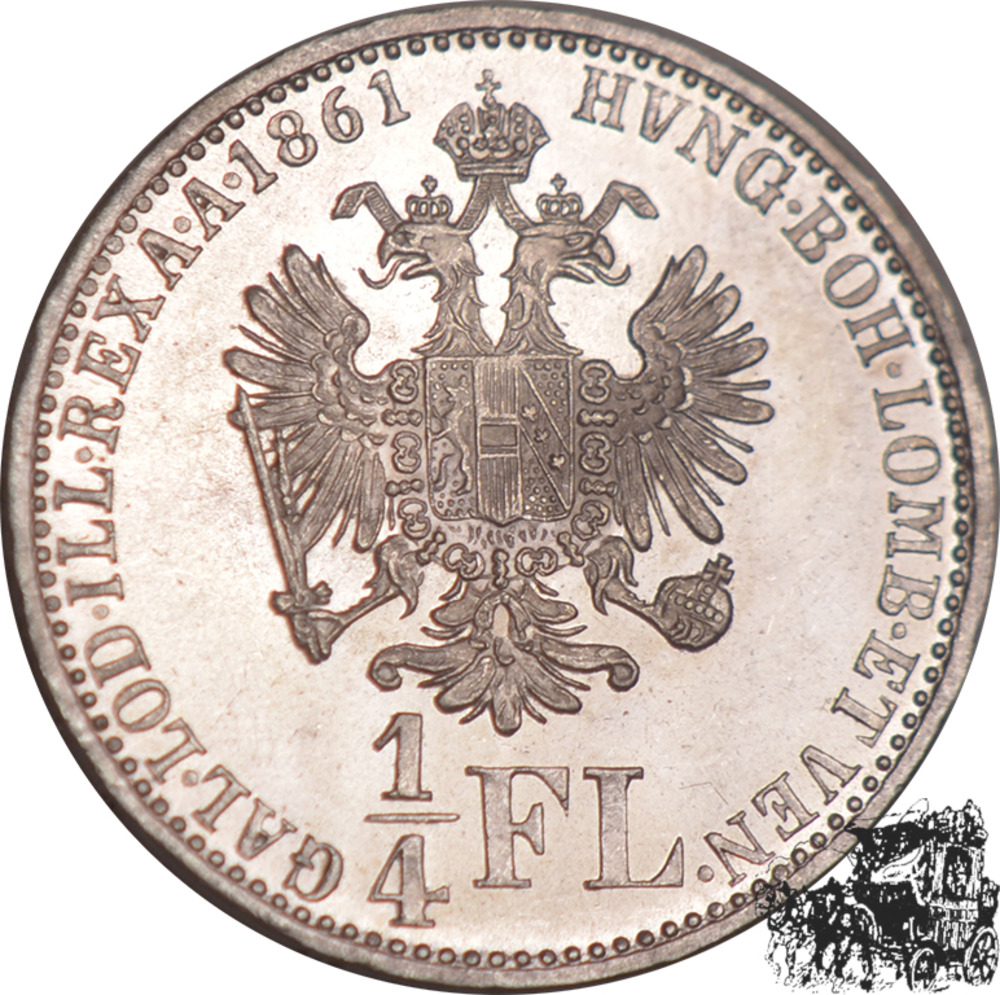 1/4 Gulden 1861 A