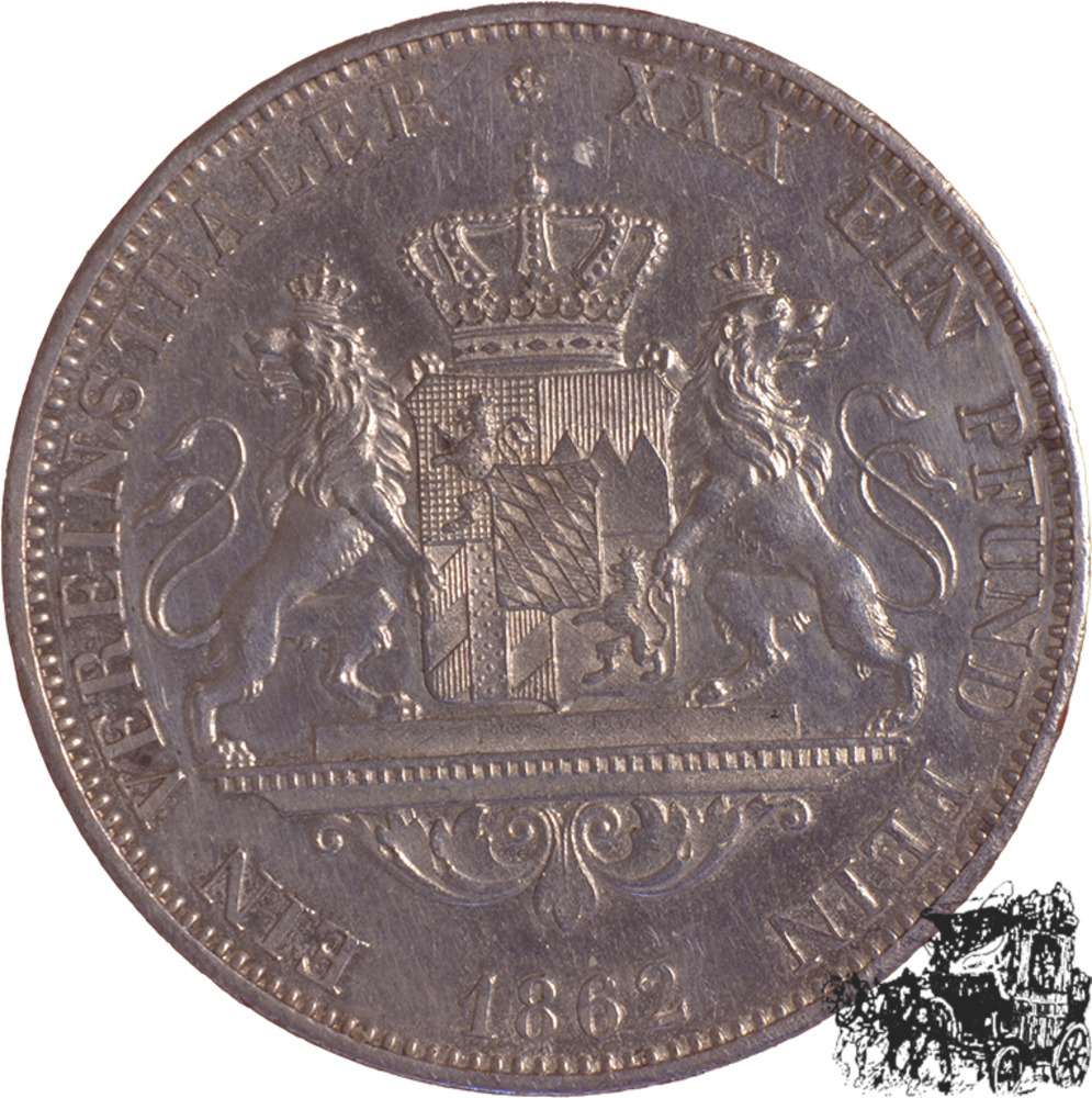 1 Vereinstaler 1862 - Bayern 1 Vereinstaler 1862 - Bayern