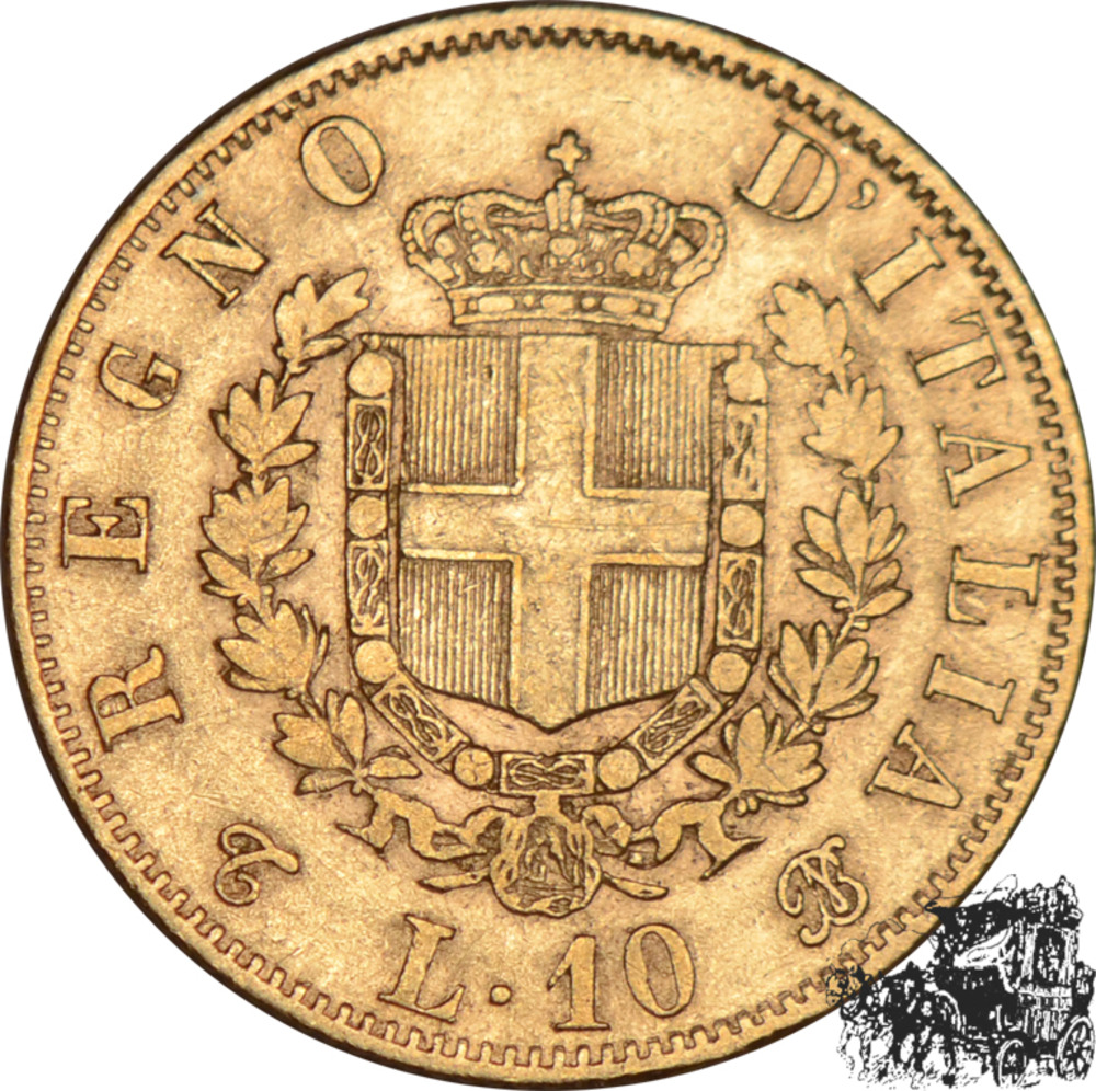 10 Lire 1863 T BN 10 Lire 1863 T BN