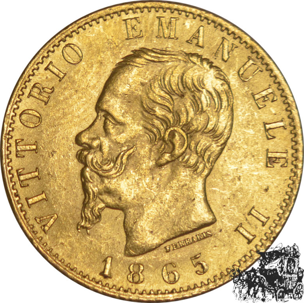 20 Lire 1865 T BN 20 Lire 1865 T BN