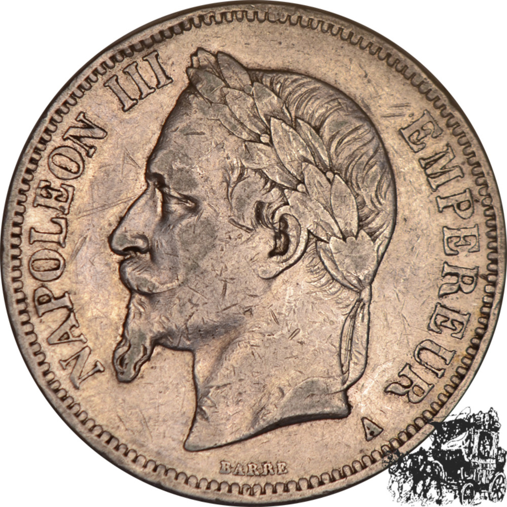 5 Francs 1867 A