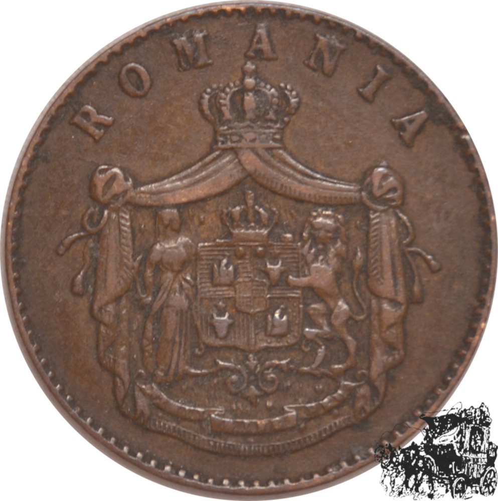 2 Bani 1867 Watt&Co - Rumänien