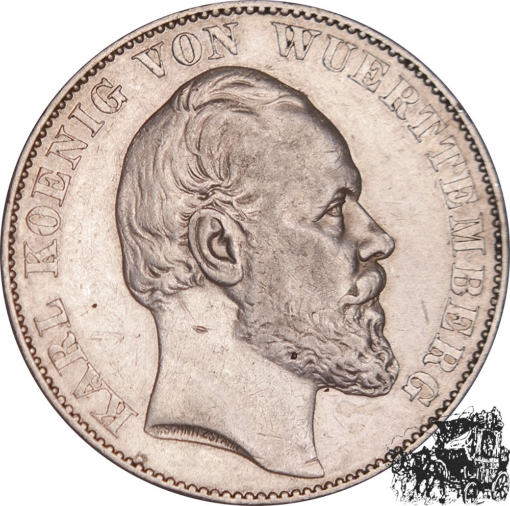 Siegestaler 1871 - Würtemberg, Deutschland