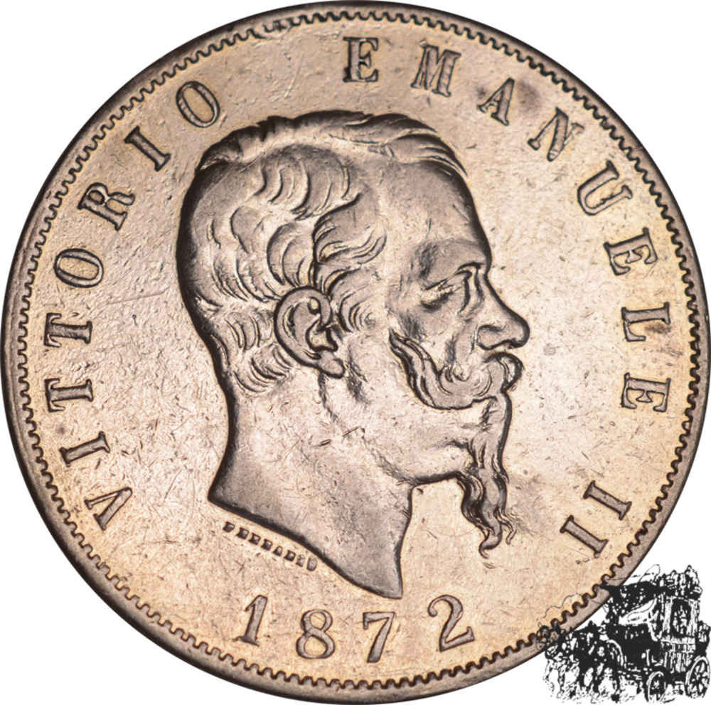 5 Lire 1872 M BN 5 Lire 1872 M BN
