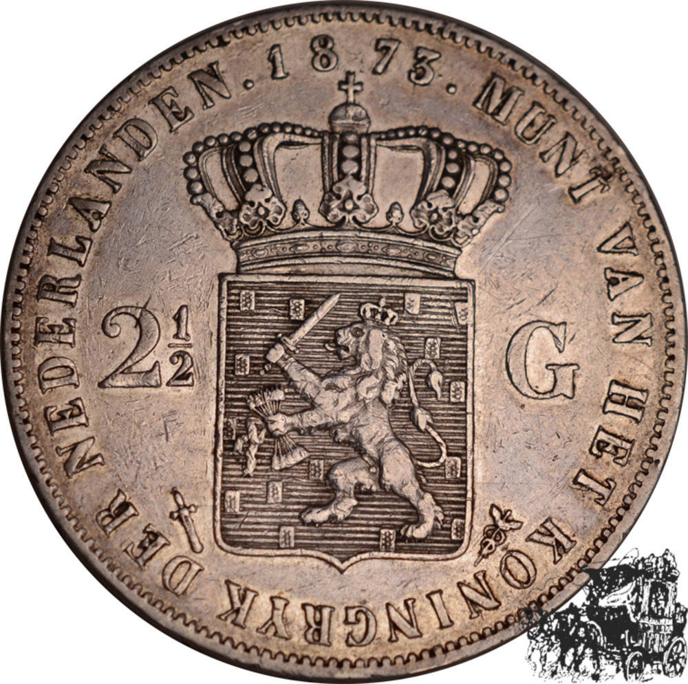 2 1/2 Gulden 1873 2 1/2 Gulden 1873