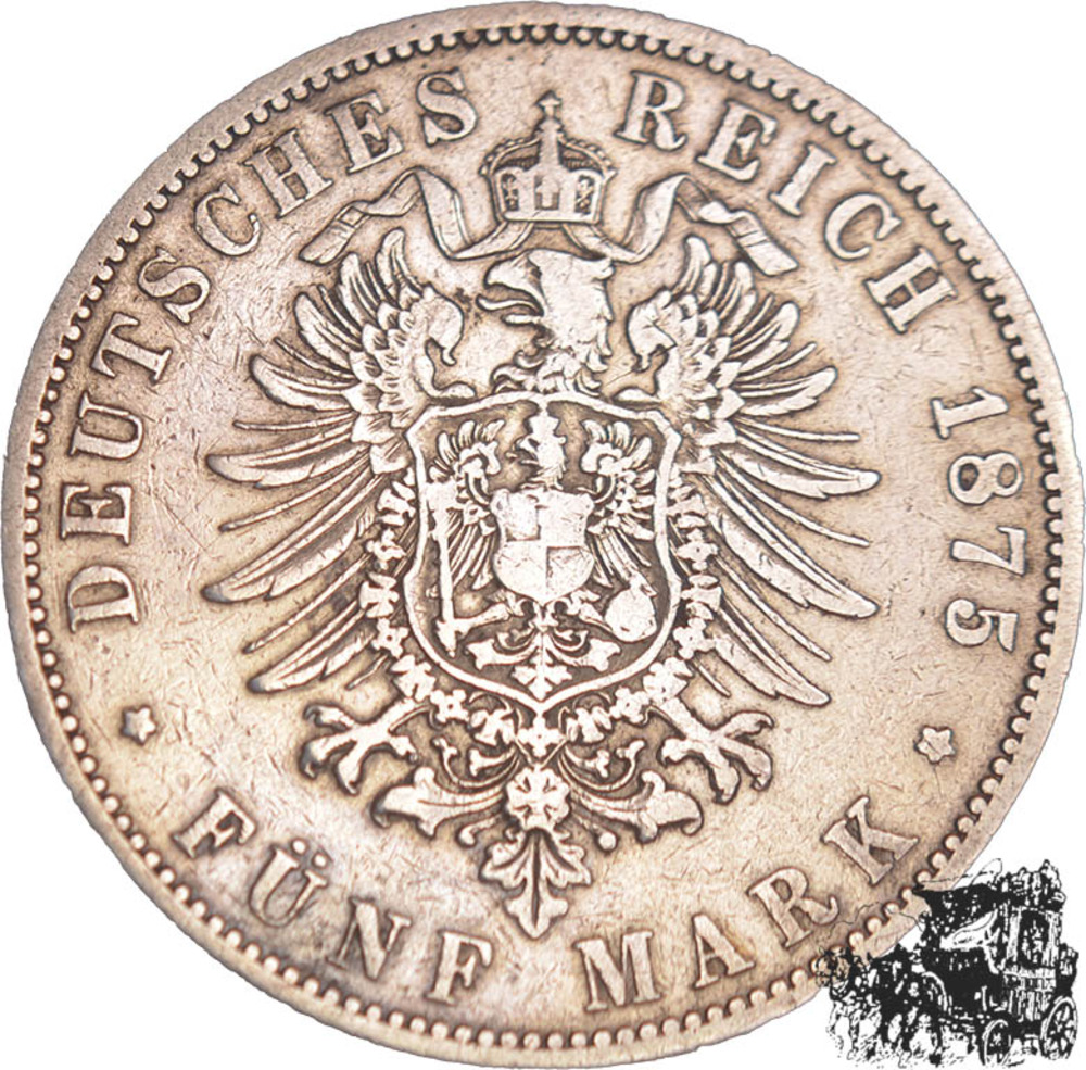 5 Mark 1875 B - Preussen/Deutschland
