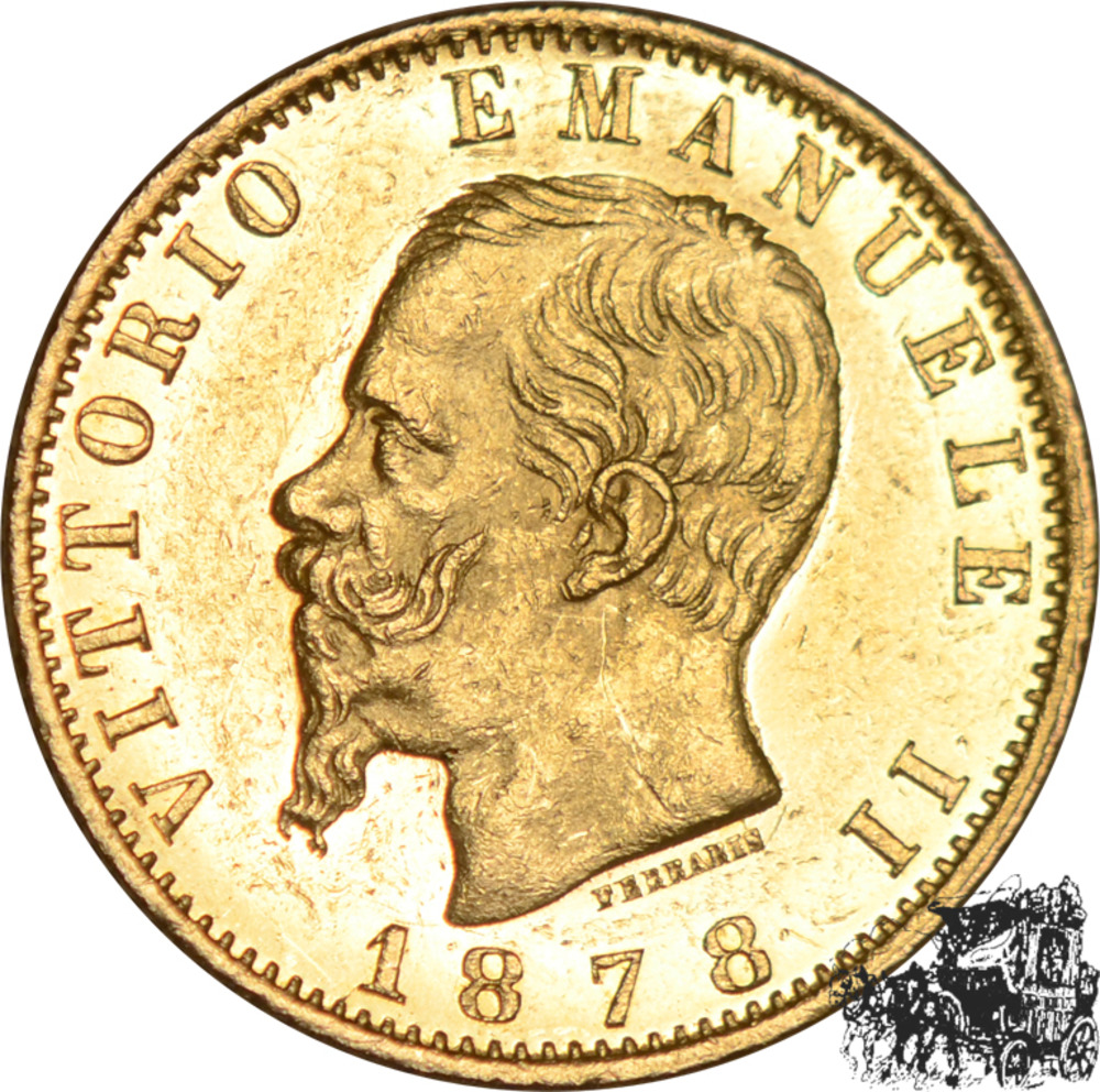 20 Lire 1878 R 20 Lire 1878 R
