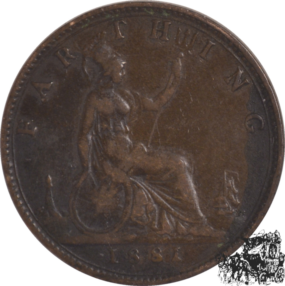 1 Farthing 1881 - GB