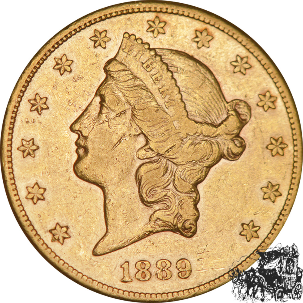 20 Dollar 1889 S - USA 20 Dollar 1889 S - USA