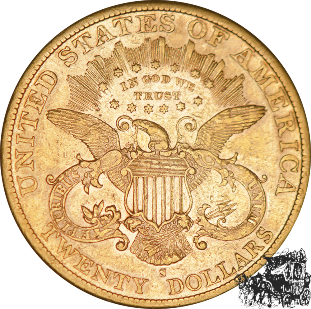 20 Dollar 1889 S - USA 20 Dollar 1889 S - USA