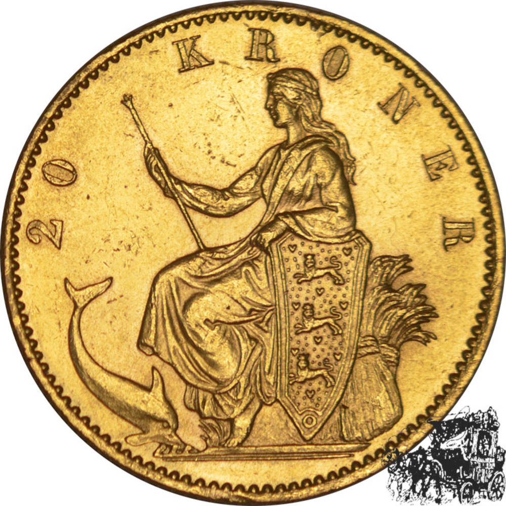 20 Kroner 1890 - Dänemark 20 Kroner 1890 - Dänemark