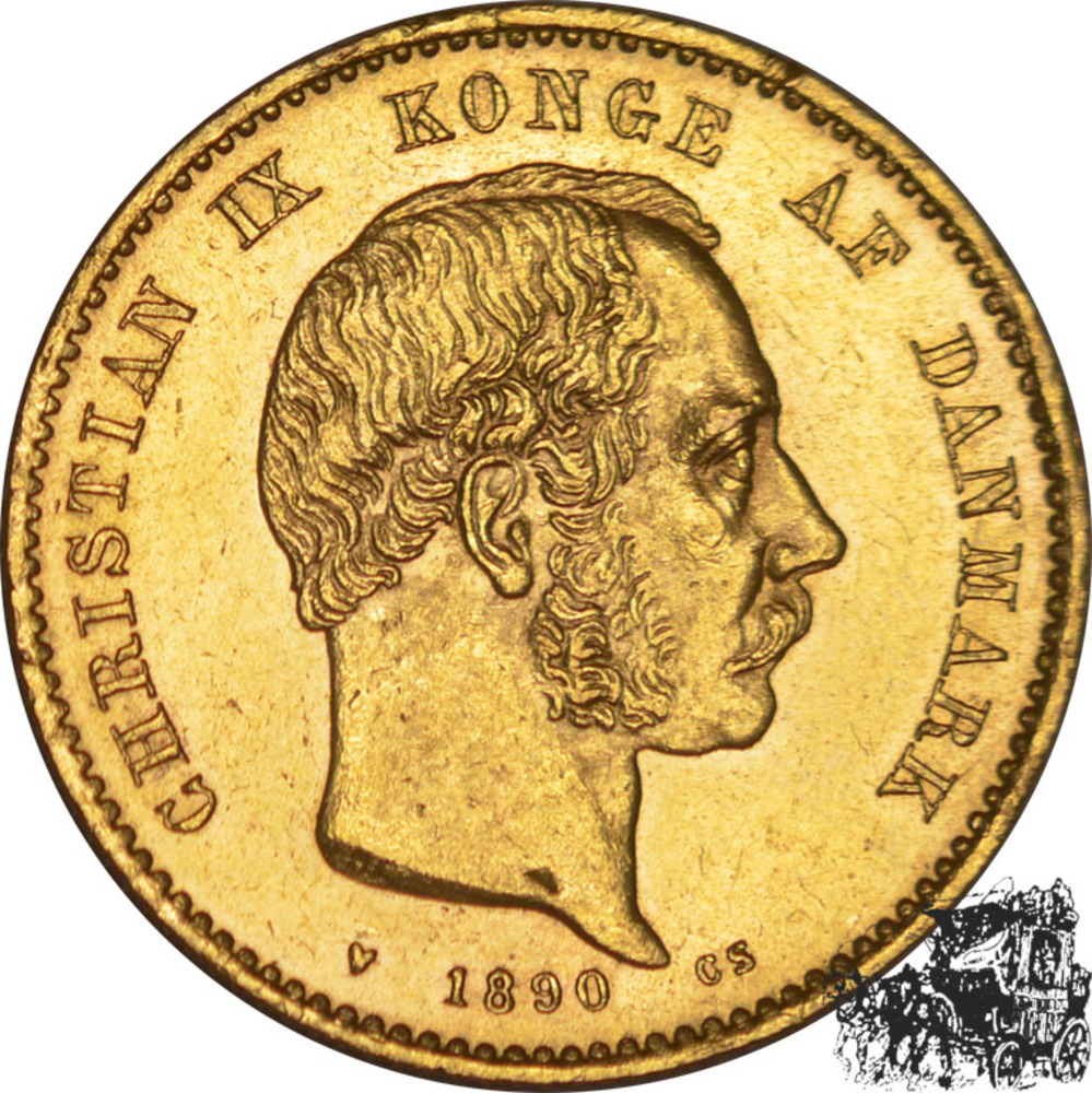 20 Kroner 1890 - Dänemark 20 Kroner 1890 - Dänemark