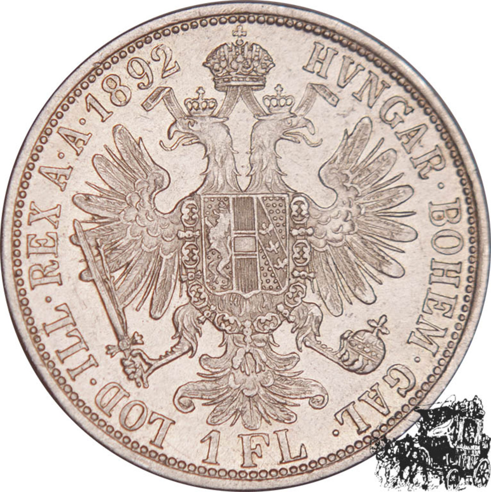 1 Gulden 1892 - Österreich