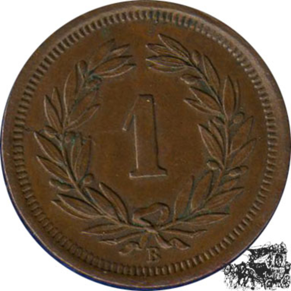 1 Rappen 1892 B