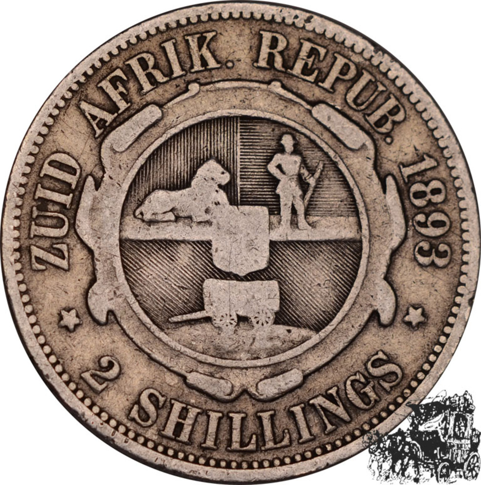 2 Shilling 1893 - Süd Afrika