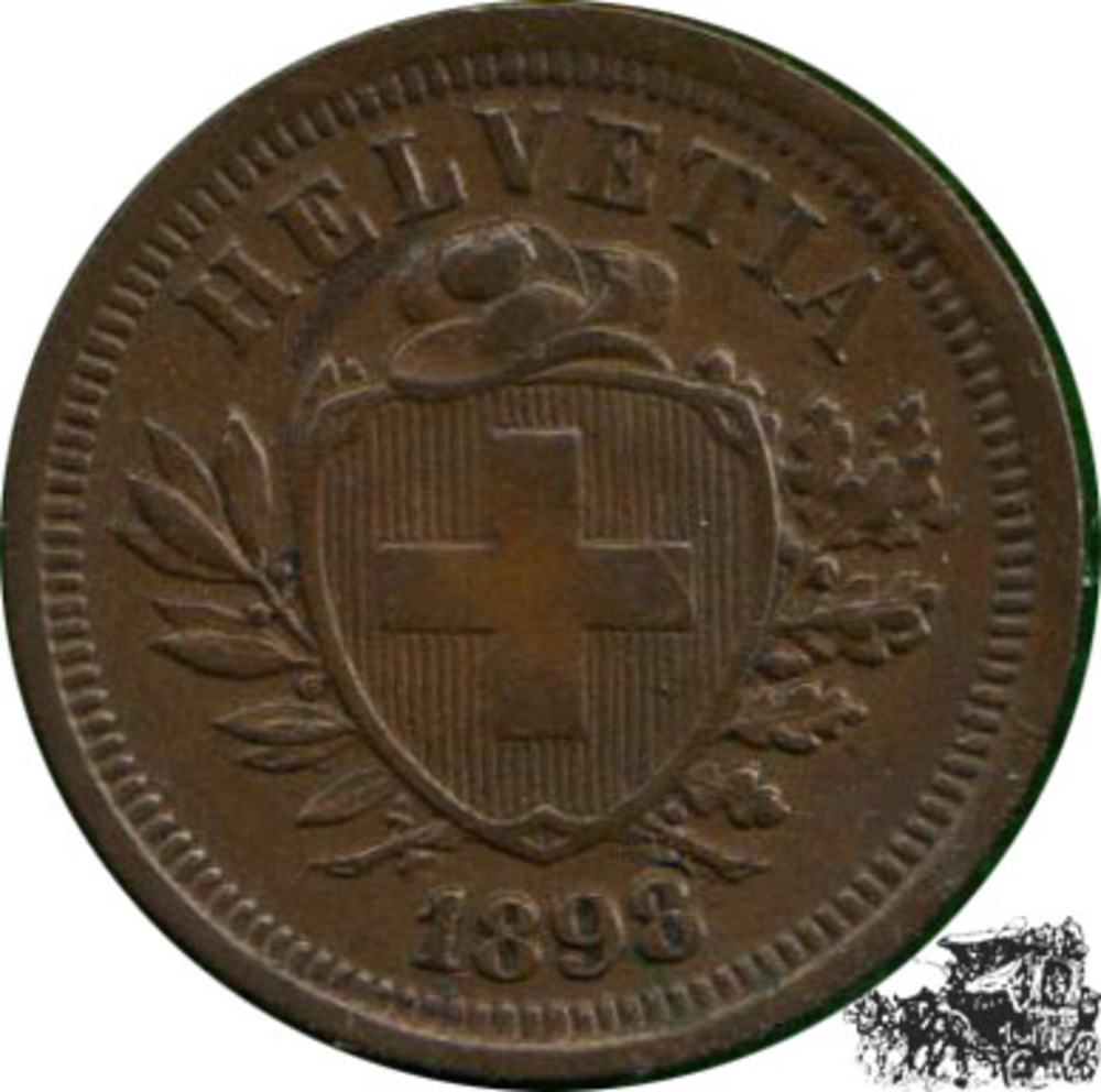 1 Rappen 1898 B