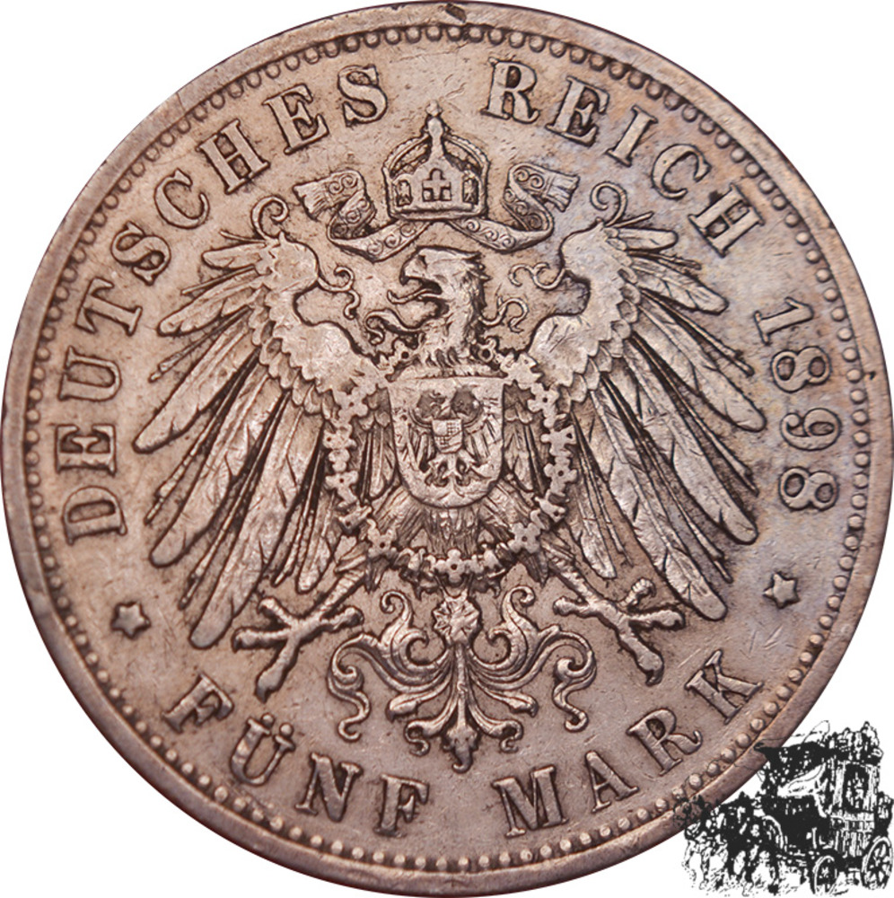 5 Mark 1898 A - Preussen