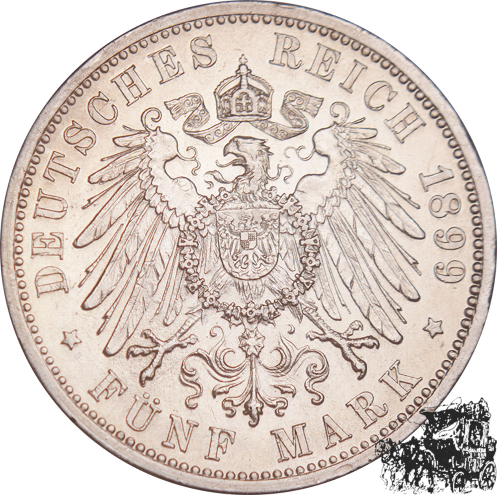 5 Mark 1899 G - Baden 5 Mark 1899 G - Baden