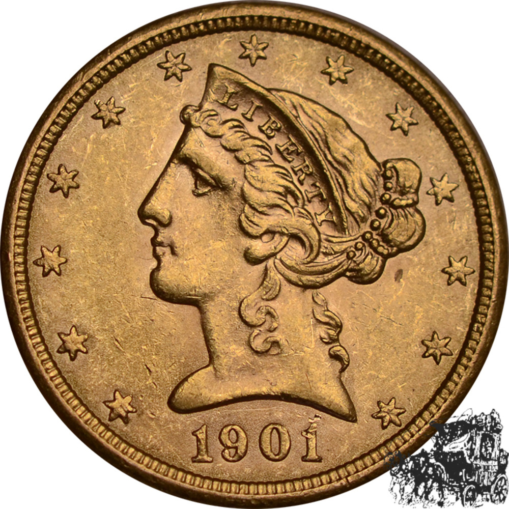 5 Dollar 1901 S 5 Dollar 1901 S