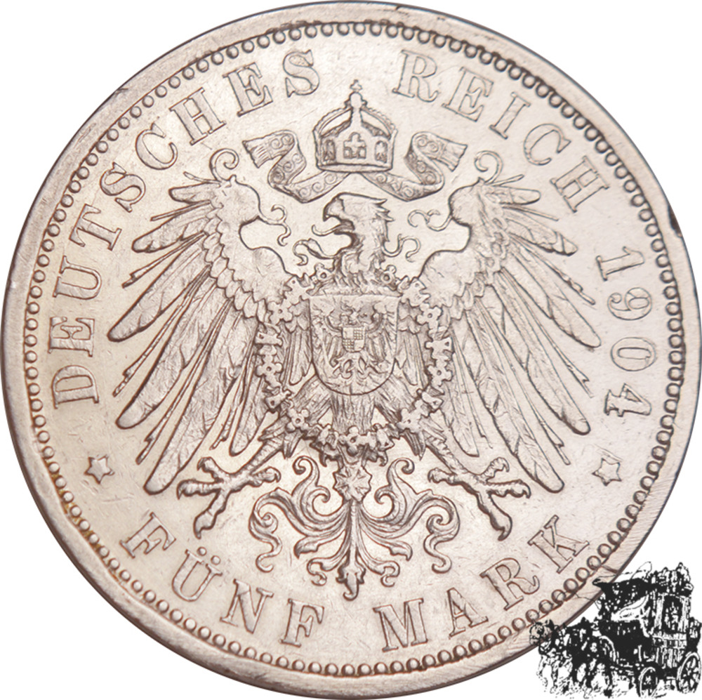 5 Mark 1904 G - Baden 5 Mark 1904 G - Baden