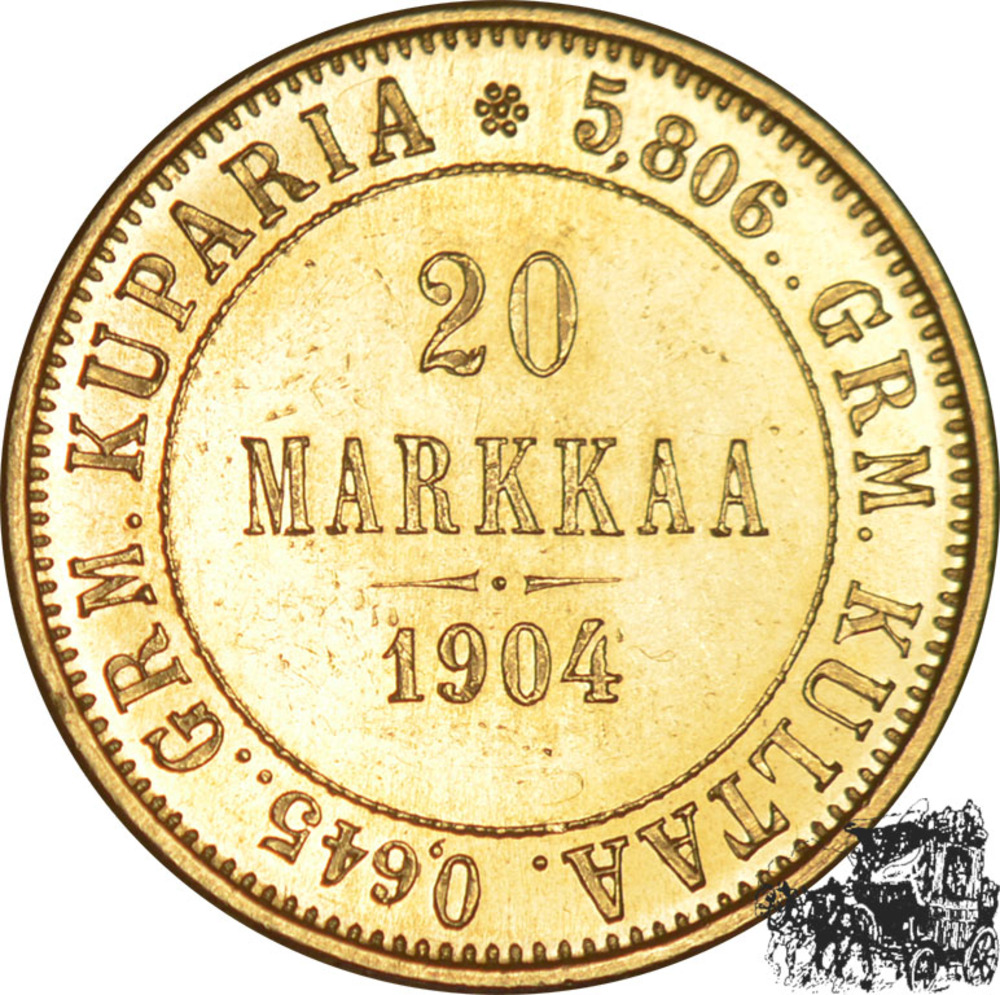 20 Markkaa 1904 - Finnland 20 Markkaa 1904 - Finnland