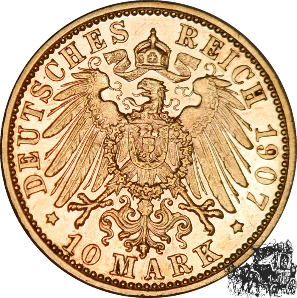 10 Mark 1907 D 10 Mark 1907 D