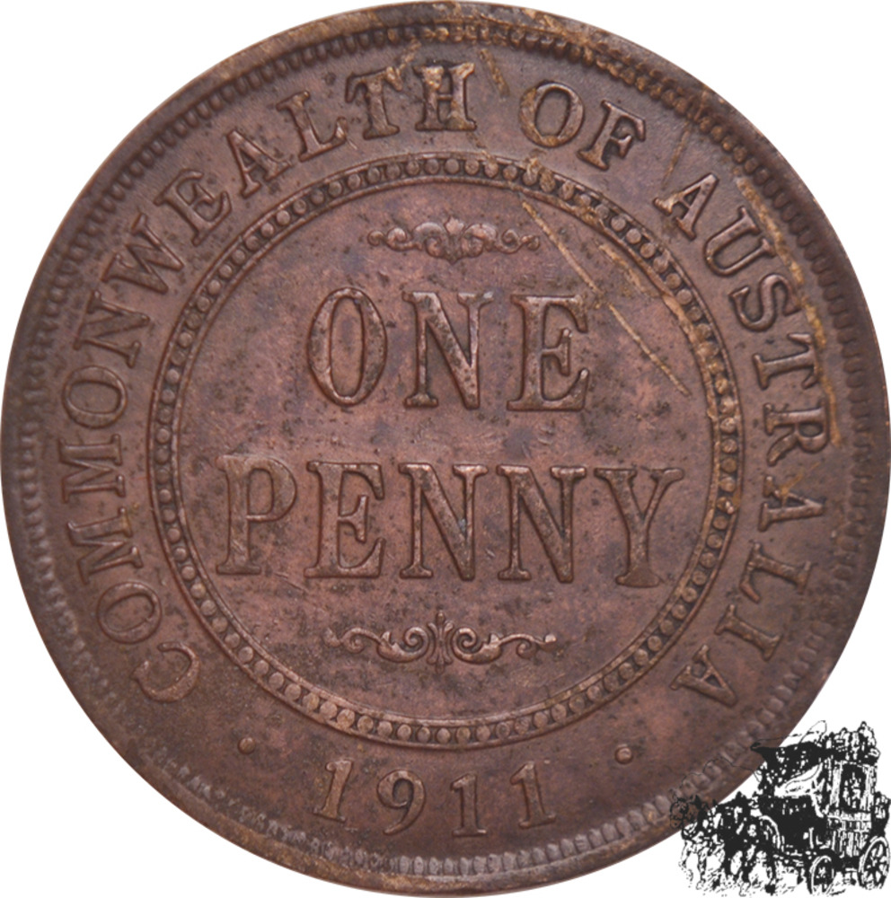 1 Penny 1911 -  Australien