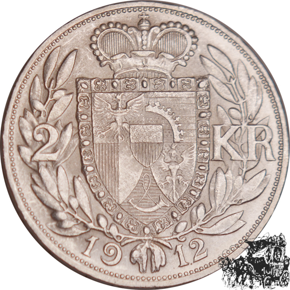 2 Kronen 1912 - Liechtenstein
