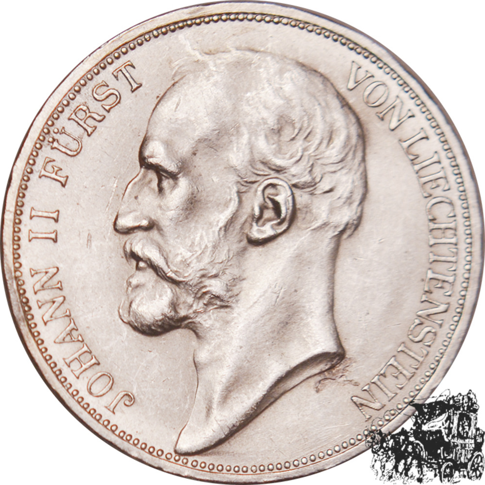 2 Kronen 1912 - Liechtenstein - vz 2 Kronen 1912 - Liechtenstein - vz