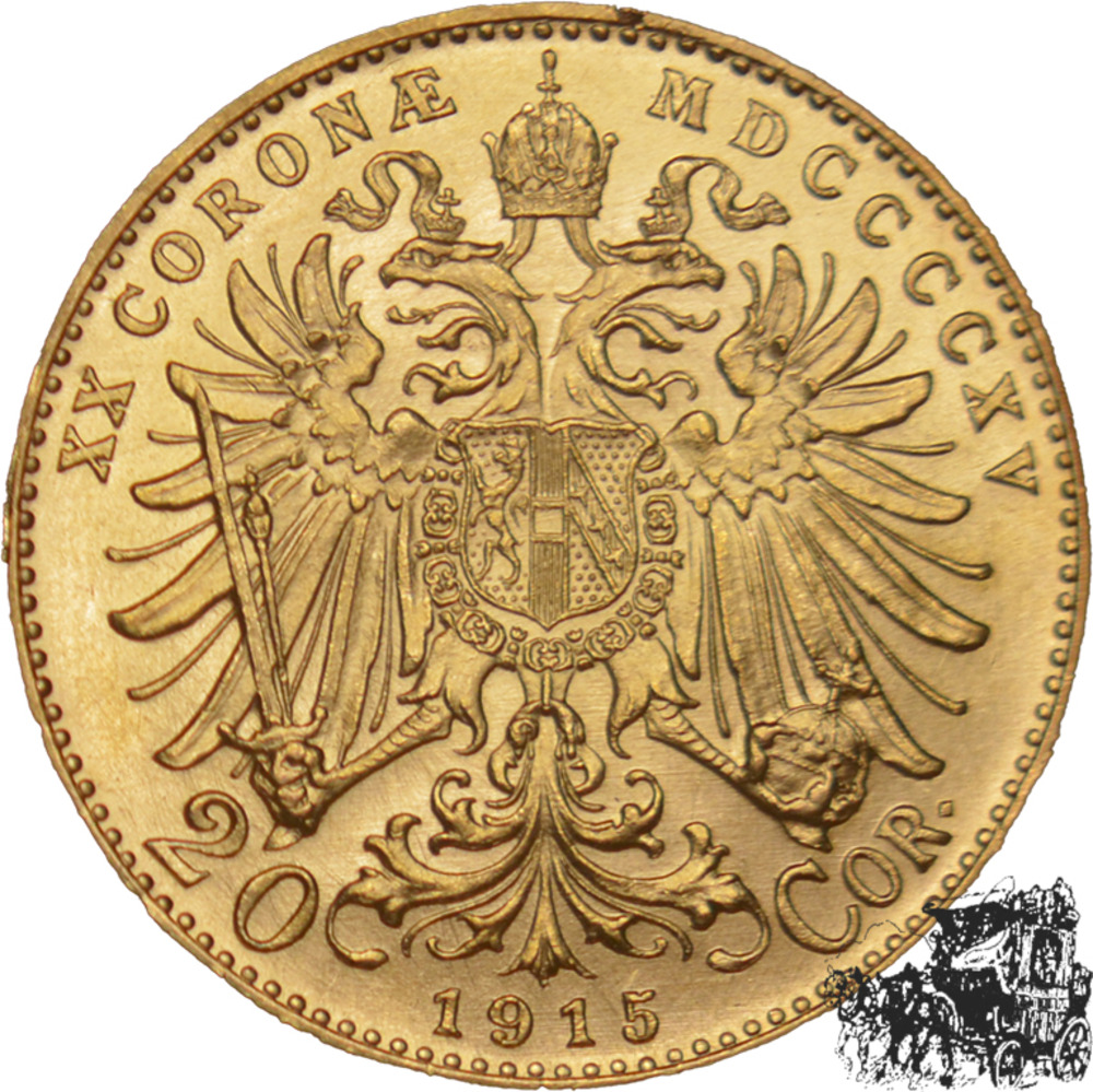 20 Kronen 1915 - Neuprägung
