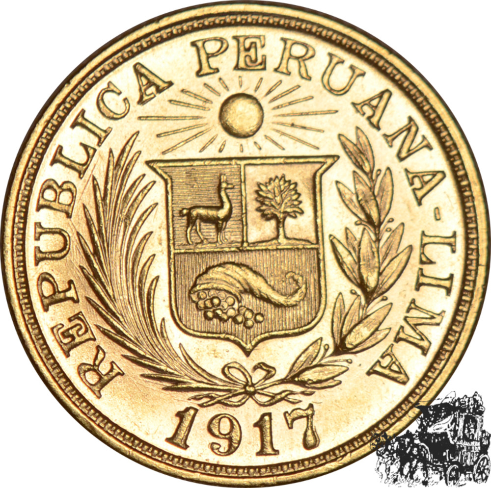 1 Libra 1917 - Peru 1 Libra 1917 - Peru