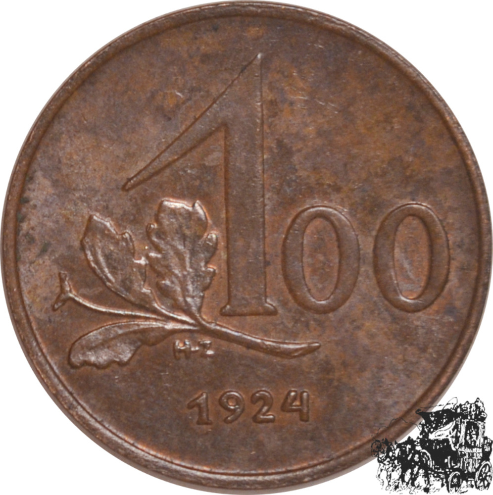 100 Kronen 1924 - Österreich 100 Kronen 1924 - Österreich