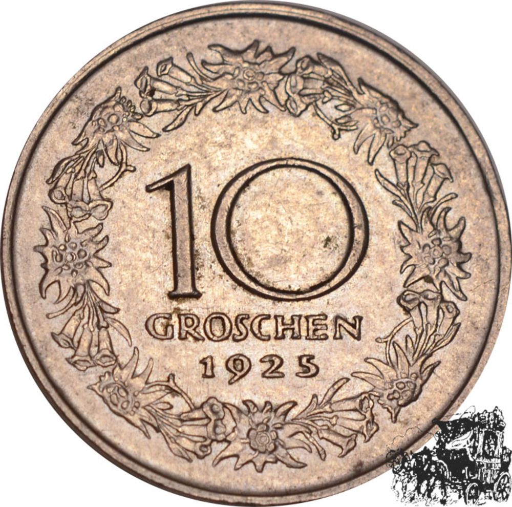 10 Groschen 1925 - Österreich