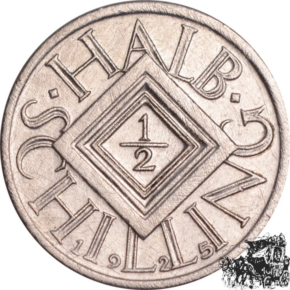 ½ Schilling 1925 - Austria ½ Schilling 1925 - Austria