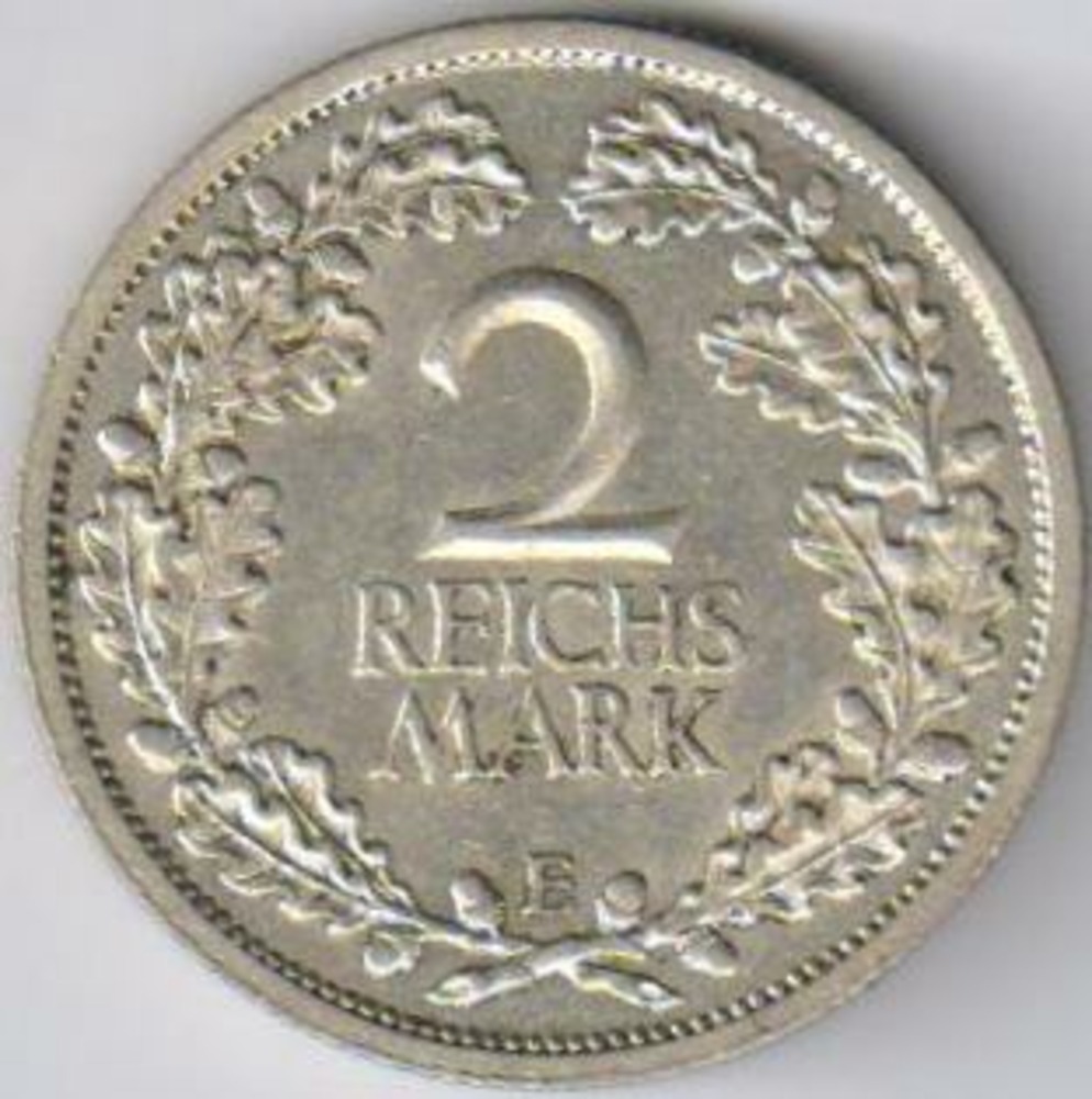 2 Mark 1925 E 2 Mark 1925 E