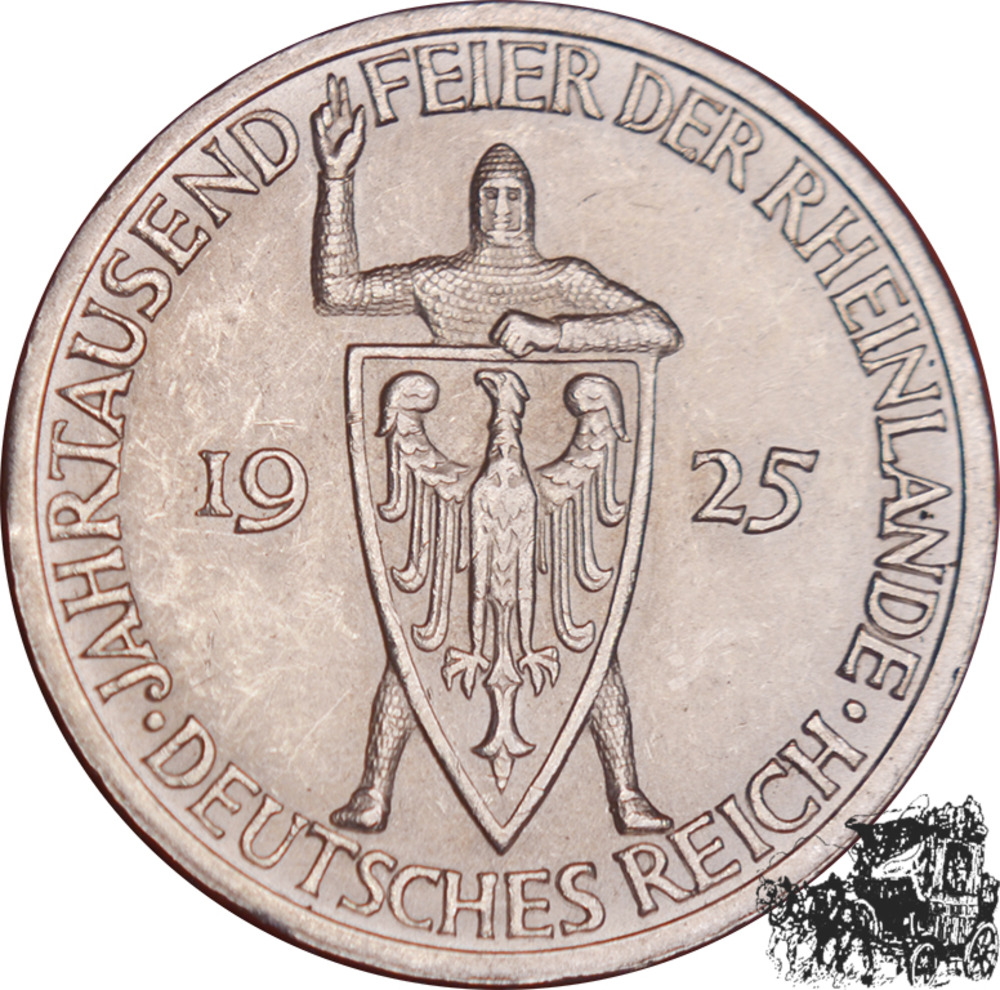 3 Mark 1925 J - Rhineland