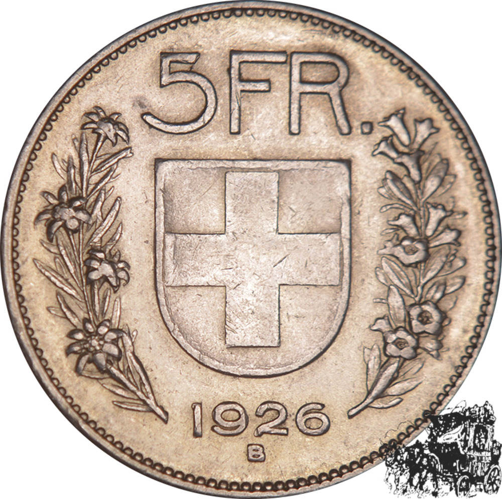 5 Franken 1926 B 5 Franken 1926 B
