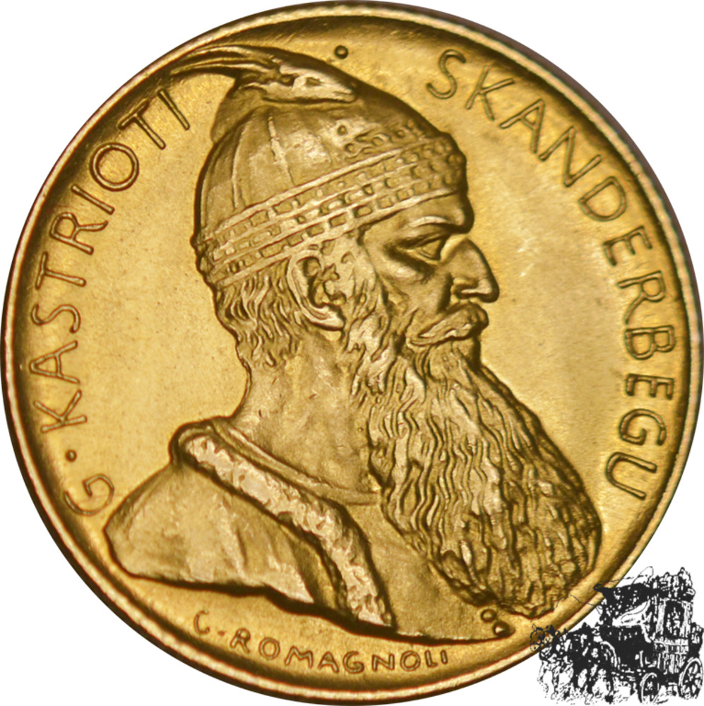 20 Franga Ari 1927 - Albanien 20 Franga Ari 1927 - Albanien