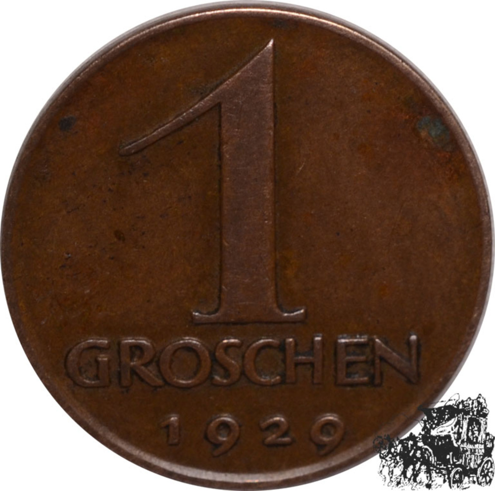1 Groschen 1929 - Österreich